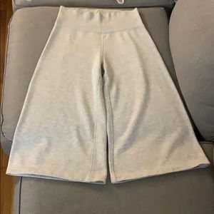 Flare leg sweat pants